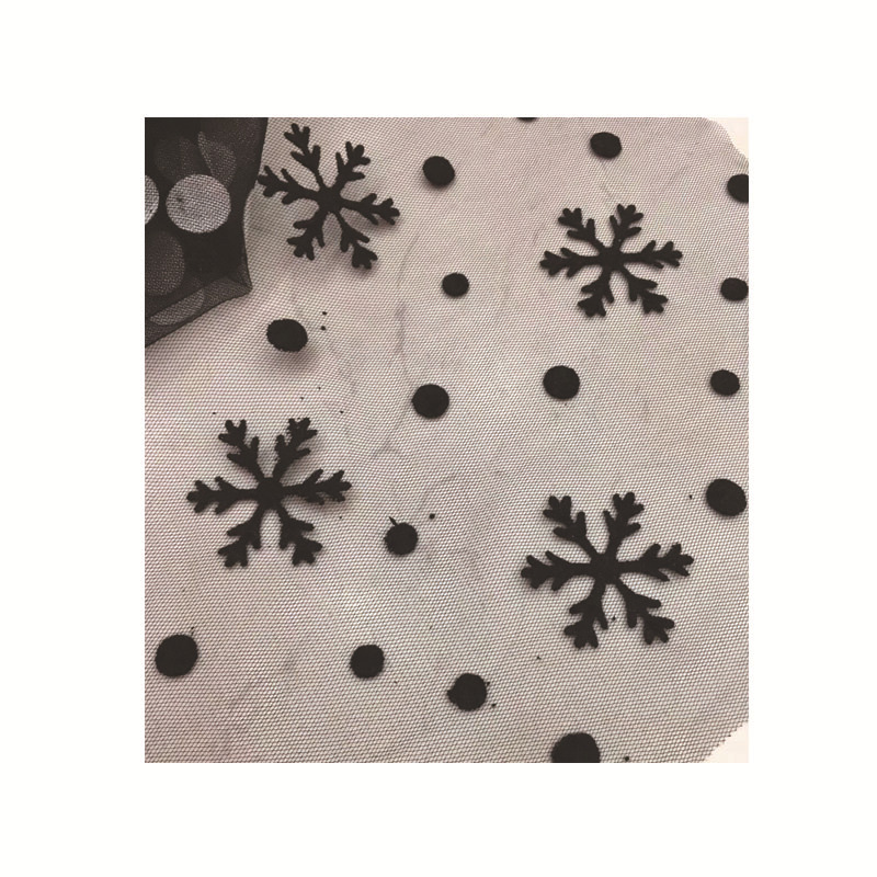 厂家直销 2018新款高档面料 婚纱 童装 女装 网布手工加工植绒