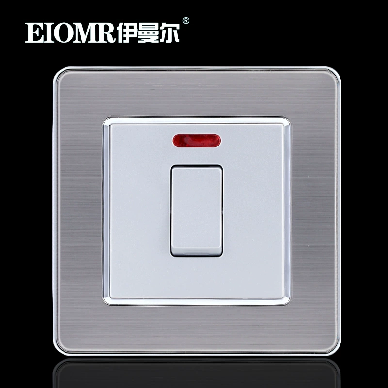 20A high -power switch dual -broken double -knife curved water heater 86 Mingwei 20A air -conditioning switch panel
