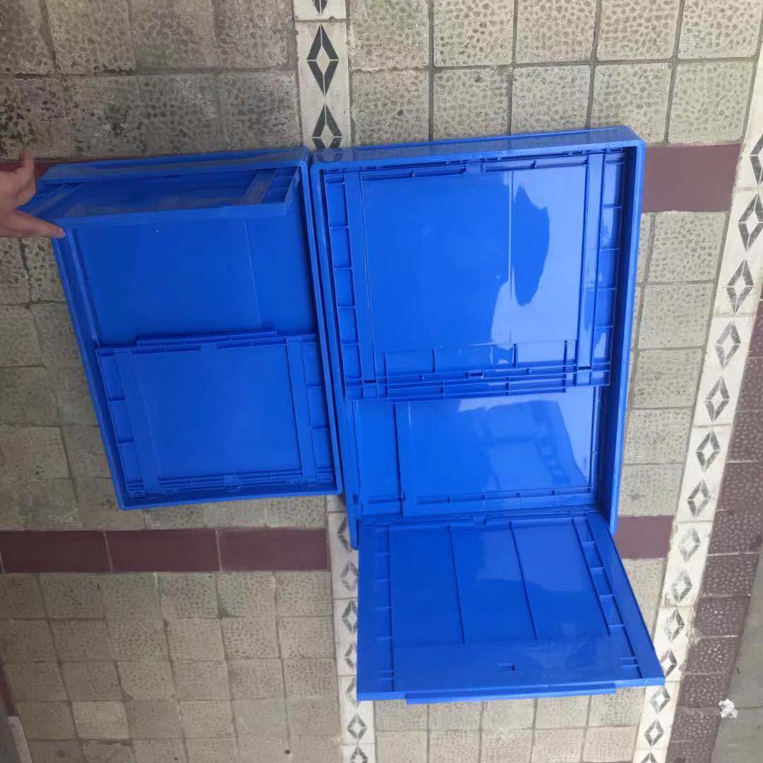 塑料折叠箱600*493*340整理物流塑料周转箱 可堆收纳塑料盒物流箱
