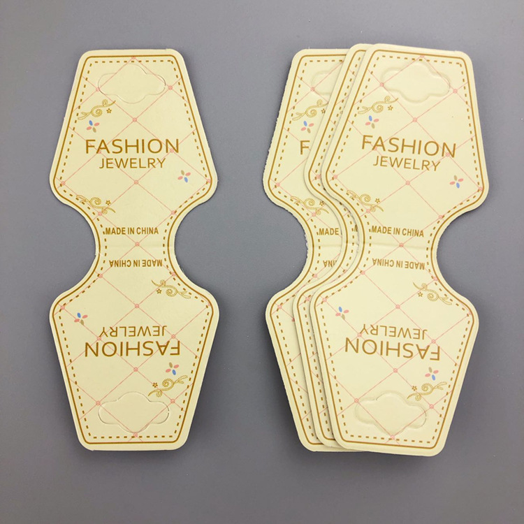 精品店饰品包装发圈吊牌时尚卡纸批发贴牌FASHION欧式款200张一捆