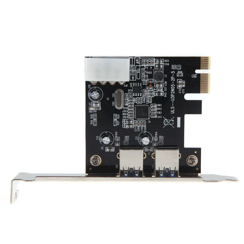 Поставщик производителей PCI-E к USB3.0 PCI-E USB3.0 расширительная карта PCIE карта с коротким железным фильмом иностранной торговлей