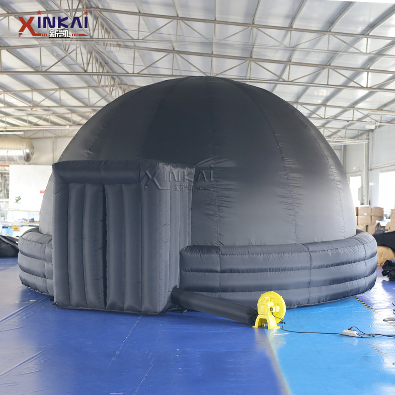 厂家直供投影帐篷球幕投影帐篷移动数字天象厅4米球幕影院可移动