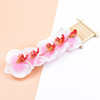 Factory direct selling orchid artificial flower wedding wedding jewelry accessories DIY simulation Phalaenopsis flower fake flower head wholesale