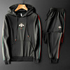 2020男士套装运动服新款春秋季休闲套装男连帽套头卫衣长袖套装|ms