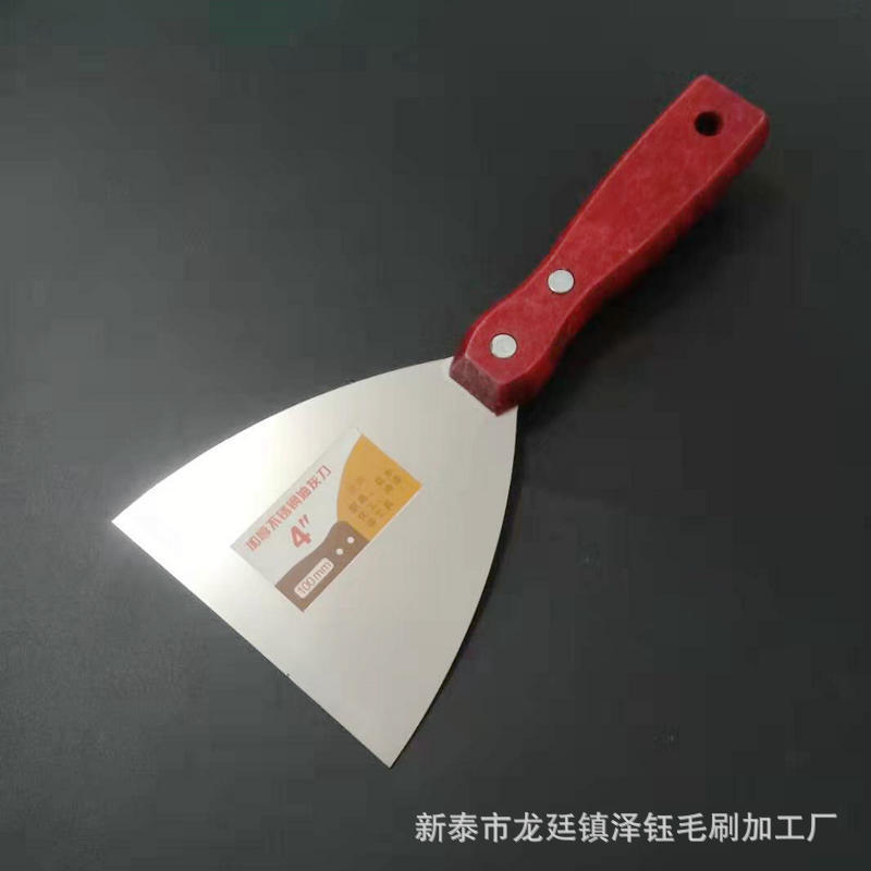 Cuchillo de masilla de mango de madera al por mayor de fábrica Cuchillo de masilla de 3 pulgadas pala de limpieza
