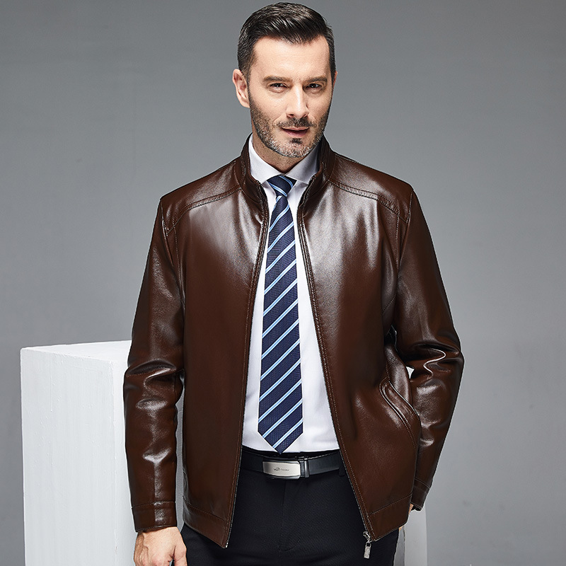 Veste en cuir homme - Ref 3443727 Image 1