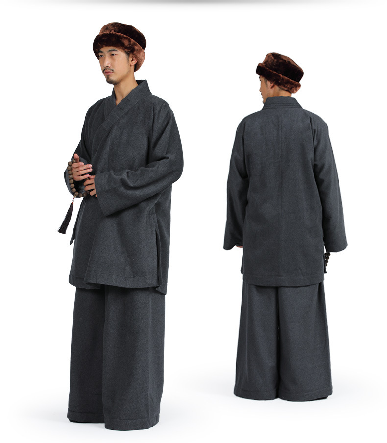 Sengfu men and women Sengyi winter Plush Arhat Warm suit Arhat