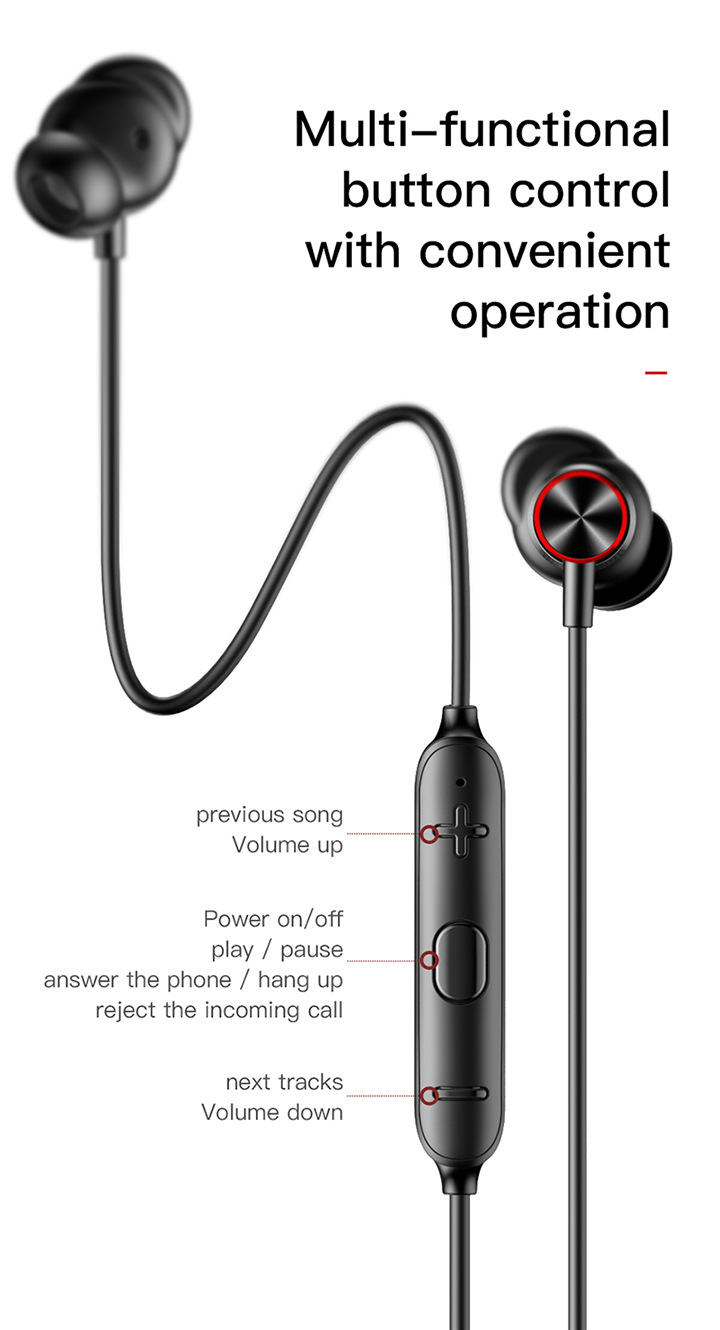 BaiSi S12 Bluetooth Earphones 11