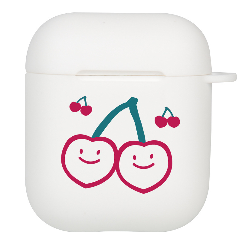 EJ195-白-两个樱桃 白底