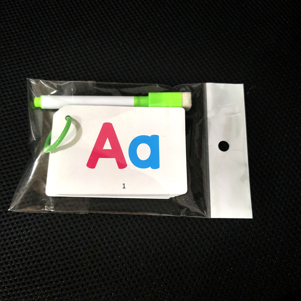现货26+1儿童早教英语字母单词学习教育认知记忆卡片 Flash cards-阿里巴巴