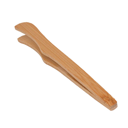 Factory Direct Wholesale Bamboo Tea Clip Creative Tea Ceremony Zero Accessories Bamboo Clips Charcoal Tea Set Tea Ceremony Cup Clip With Logo