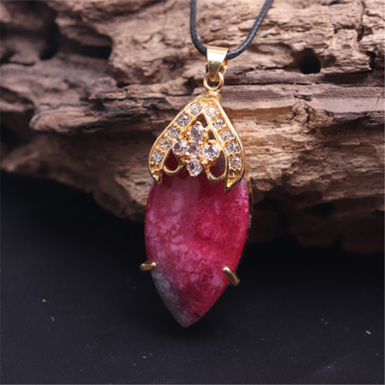 Fuchsia pendant jade, wholesale