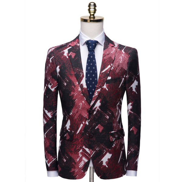 Men’s suit single coat men’s casual suit man