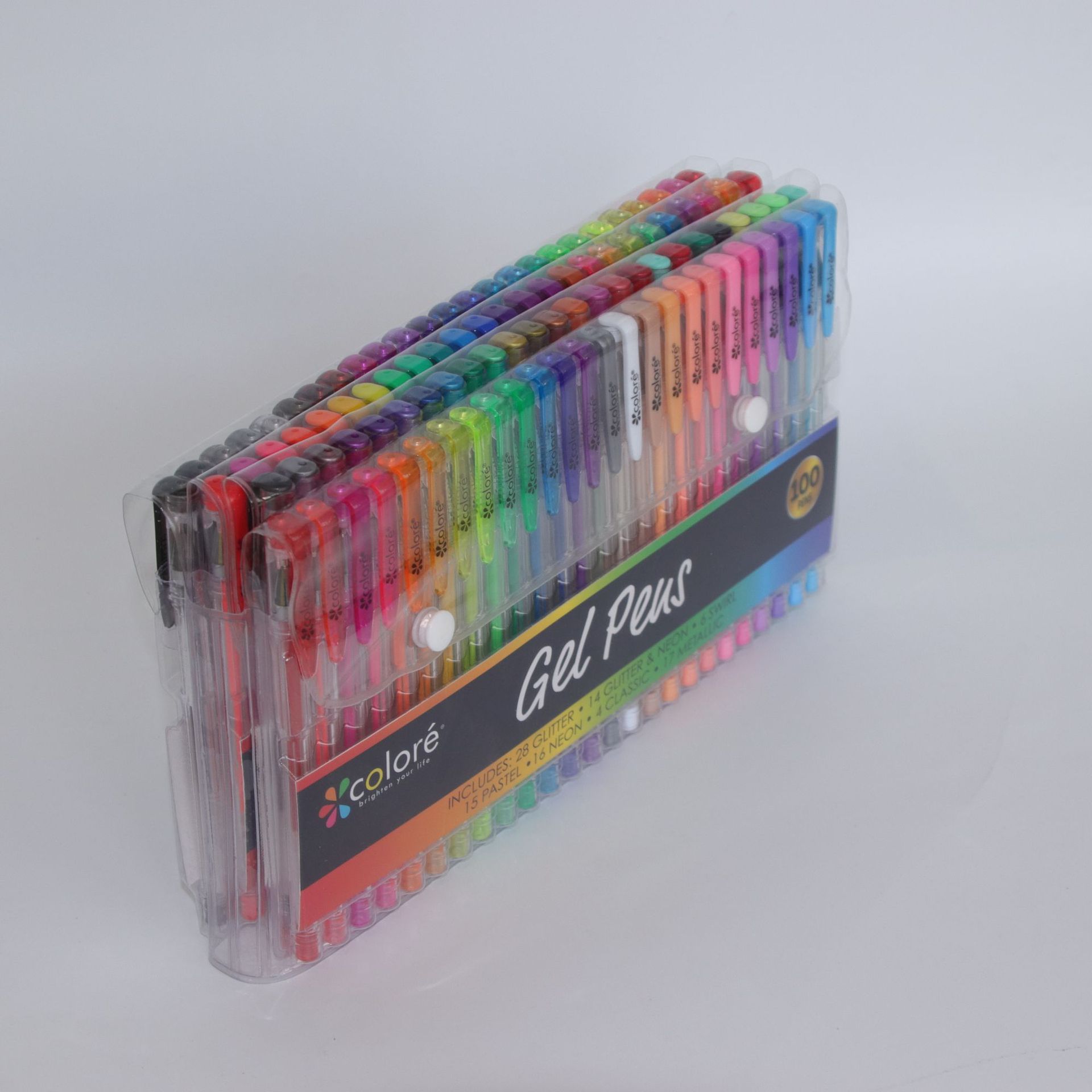 Grenz Überschreitende Neue Fabrik Direkt Verkauf Kreative Zeichnung Schüler Erwachsene 100 Farben Farbe Gel Stift Aquarell Pinsel Pinsel display picture 2