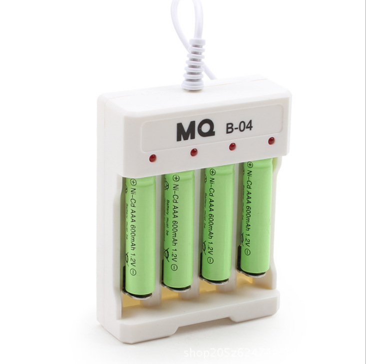 Qiqi 4-slot cargador USB N ° 5 cargador de batería N ° 7 cargador de batería universal cargador rápido