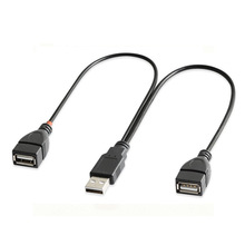 USB2.0�� USBһ�ֶ��� USB2.0 AM/2*AF USBһ���փ�ĸ�����