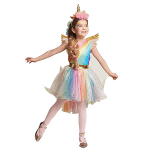 Children’s Rainbow princess in 2217 Halloween party