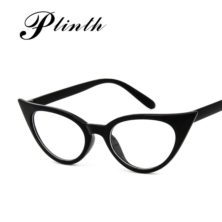 2019 New Vintage Cat's Eye flat mirror 77042 fashion frame College European and American avant-garde style glasses frame