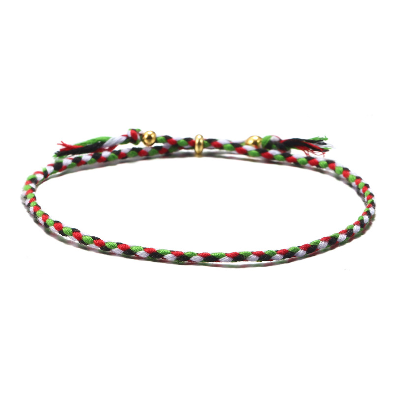 Moda Geométrico Algodón Trenza Cobre Unisexo Pulsera display picture 5