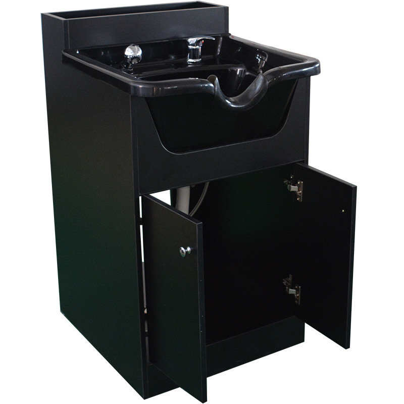 Retro simple sentado lavado punzón gabinete salón de pelo toalla gabinete de almacenamiento lavabo 6012 image 4