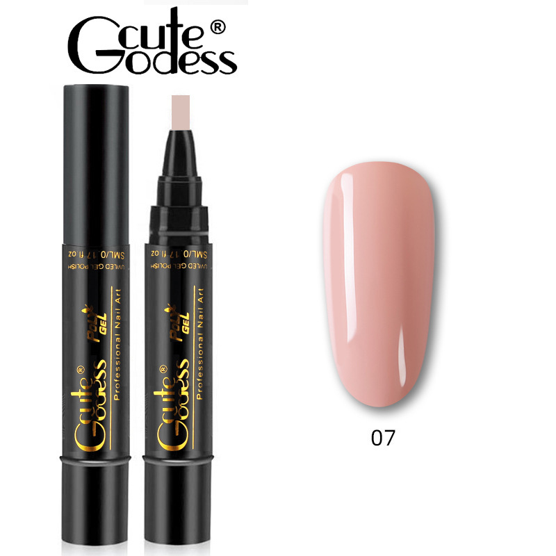 Transfronterizo caliente de un paso pegamento tres en uno de esmalte de uñas pluma perezoso de larga duración pegamento fototerapia de uñas para la tienda de belleza de uñas