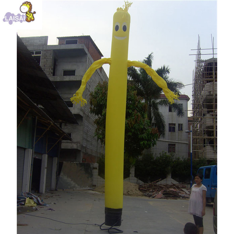 浙江工厂 空中舞星气模 充气卡通跳舞蹈气模单腿空中舞星