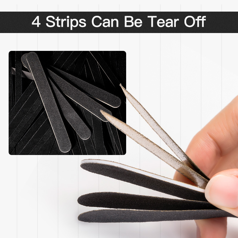 跨境货源 指甲锉可撕拉修型搓 美甲修甲 美甲锉条指甲打磨工具