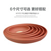 Round plastic flowerpot, increased thickness, suitable for import