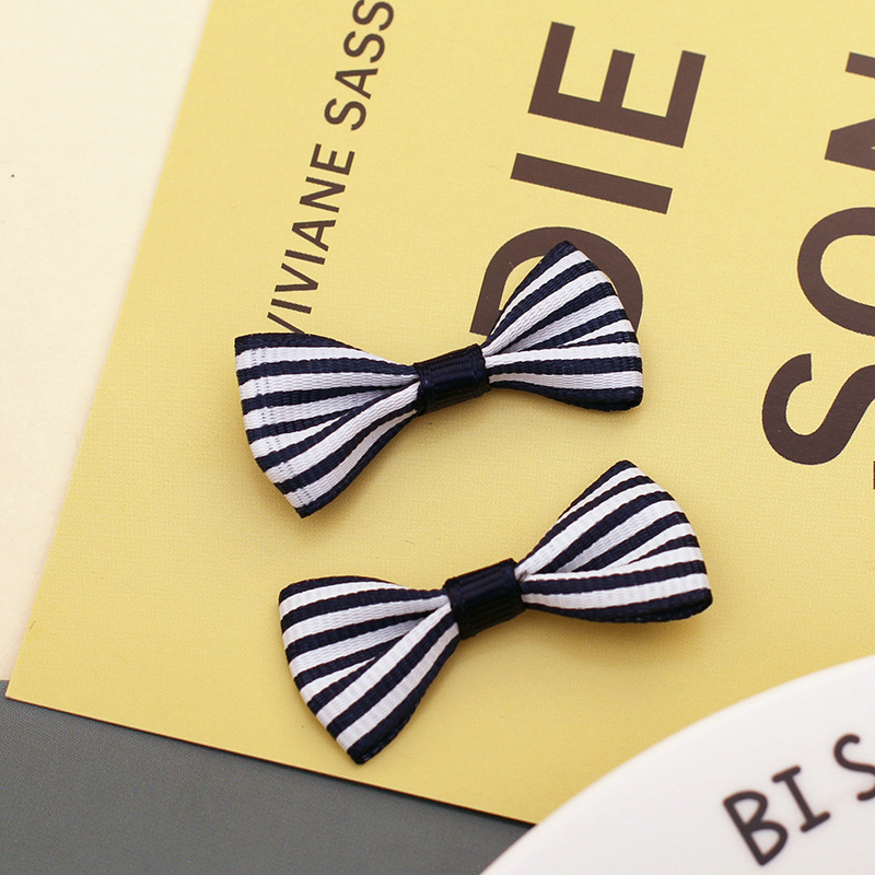 罗纹条纹小领结3