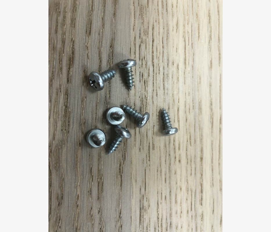 十字半圆头自攻钉 GB845-76 蓝白锌 ST4*9.5