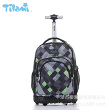 厂家销售 批发 中小学生拉杆书包 儿童书包 减负包 手拉书包