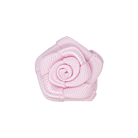 Yao Ming cinta tocado Decoración Ropa Rosa pequeña flor hecha a mano DIY de tres puntos de cinco ángulos cinta de poliéster Rosa pequeña flor