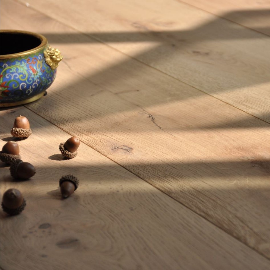 广州木地板厂私人定制设计师酒店同款松柏色多层橡木实木复合地板