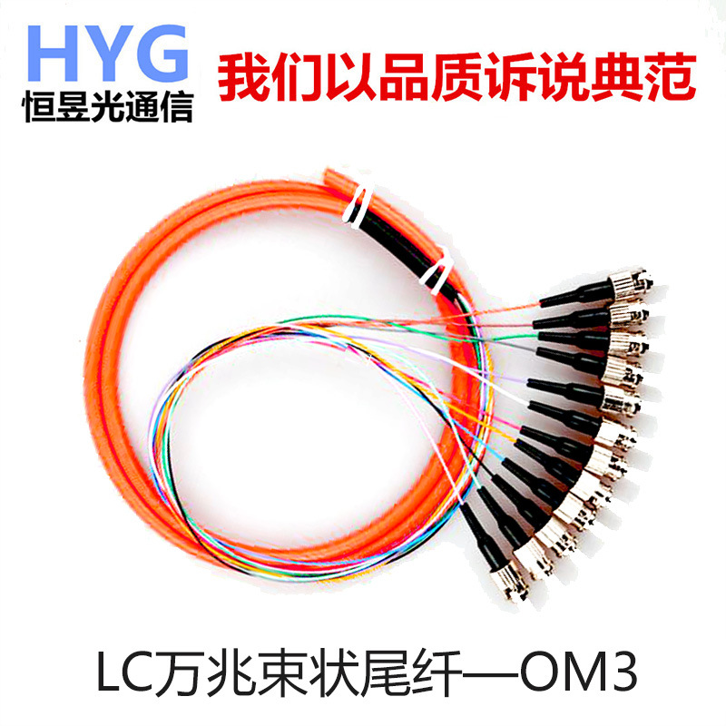 12芯50/125 62.5/125 多模ST束状尾纤