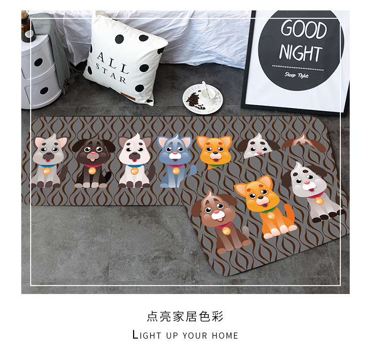 简约地垫,厨房脚垫,飘窗垫,门垫代发