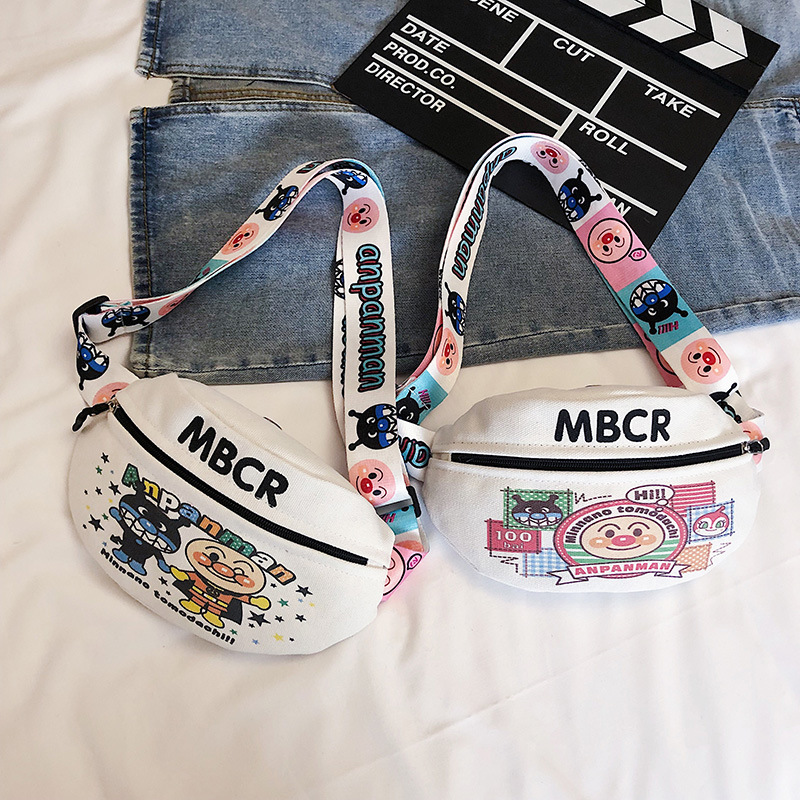 ins Harajuku student new waist bag messe...