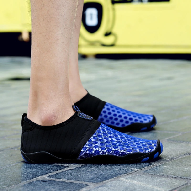 室内户外海边男女情侣旅游度假软鞋游泳防滑防割软底轻便沙滩鞋子|ms