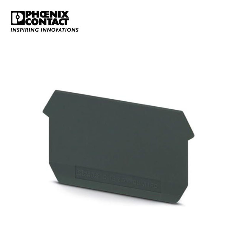 菲尼克斯 端子板挡片深灰色盖 - D-TB 2,5/4-QUATTRO - 3059838
