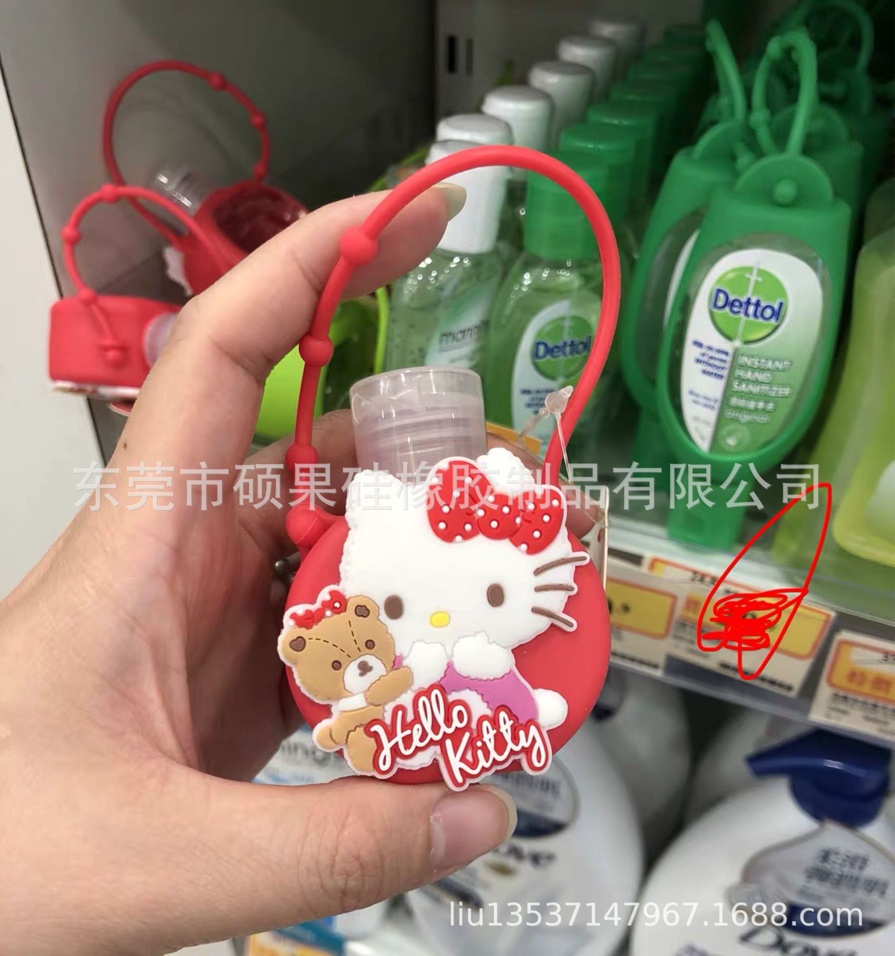 硅胶洗手液瓶套 PVC滴胶卡通硅胶免洗洗手液瓶套