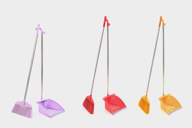 扫把灰斗，套件（塑料扫把+小灰斗各1个）