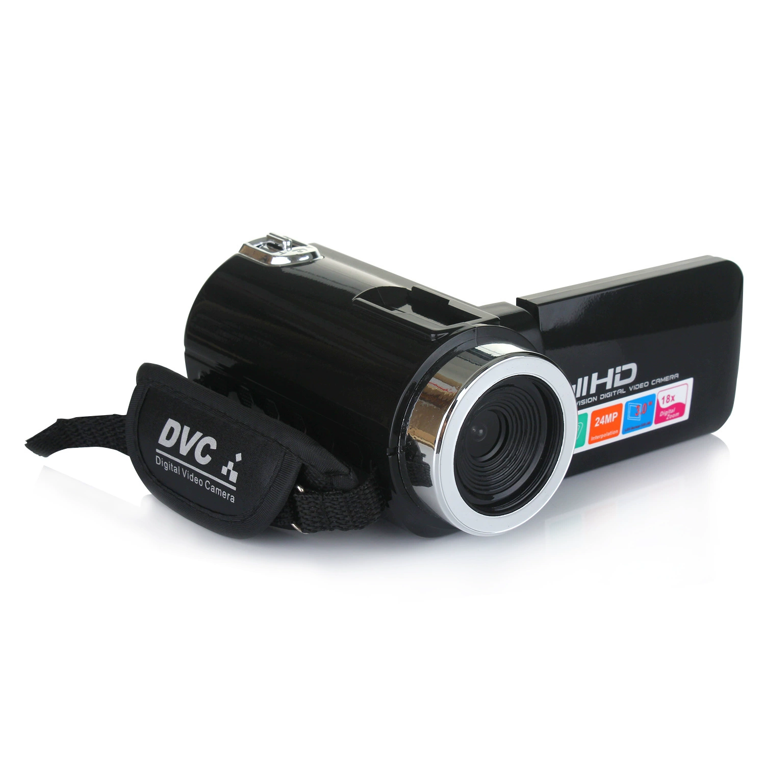 Digital Video Camera, 24MP (interpolated), 18× Digital Zoom, Full HD 3.0" LCD