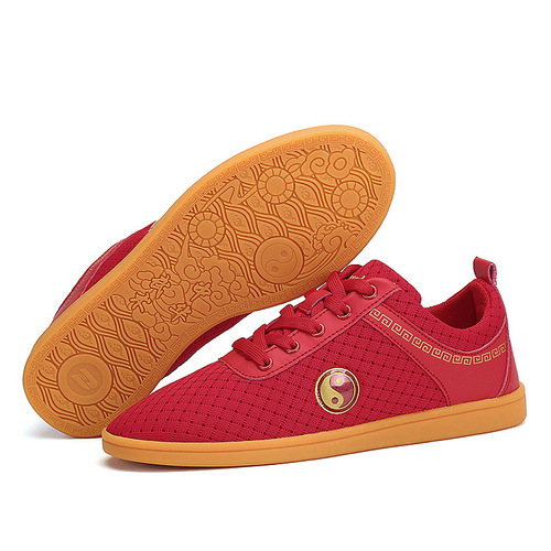 Wholesale Tai Chi shoes cloth shoes tendon bottom spring soft leather Tai Chi Kung Fu martial arts shoes practice shoes sports shoes for men and women