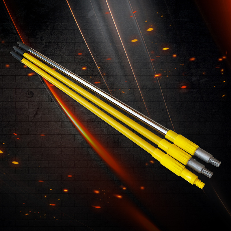 厂家供应加厚铝合金滚筒刷伸缩杆家用滚筒油漆刷配套伸缩杆