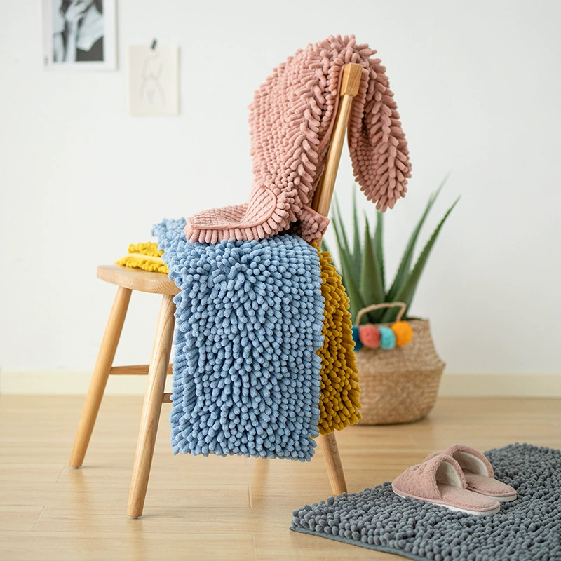 Непр slip modern doormat, multicoloured hygienic carpet, water absorbent, simple and elegant design