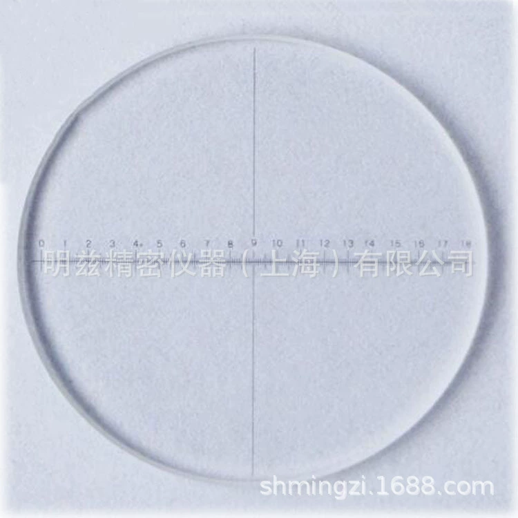 Производитель Mingz поставляет микроскопический микрометр окуляр микрометр 0.1 поперечная шкала весы 18MM