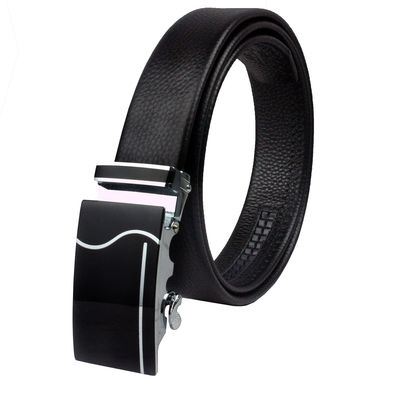 Men's The first layer cowhide Automatic deduction Belt man Leather belt business affairs belt Manufactor wholesale