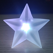 廠家直銷 創意聖誕LED五角星吸盤小夜燈 吸盤燈床頭燈吸頂燈批發