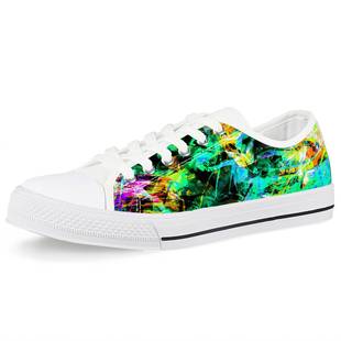 �W���羳3D�ͮ��T�f�Dӡˢ�͎ͷ���ЬŮ�W���n��ٴ�canvas shoes