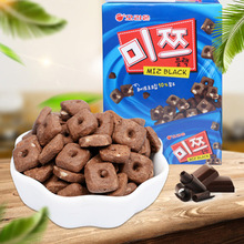 韓國進口好麗友棋子餅干84g 巧克力脆米酥脆餅干兒童零食品小吃