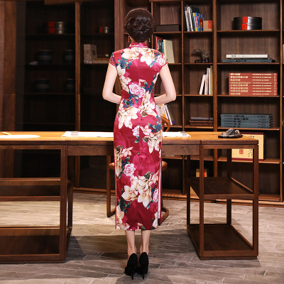 Cheongsam women Chinese style 2019 new pattern Catwalk costume Retro Modified type Republic of China Dress have more cash than can be accounted for grace